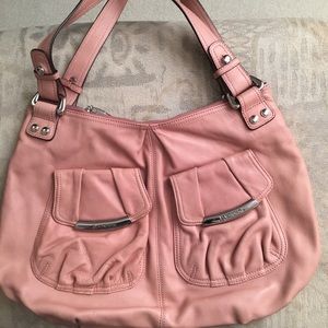 B Makowsky Leather Handbag